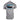 Back of a gray T-shirt with a black, blue, and white boat graphic and the text 'Brave the Wave' on the back.