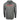 Back view of a heather gray long-sleeve hooded shirt featuring the 'Yar-Craft Boats' logo in red across the upper back.